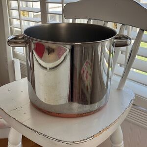 Revere Ware 8 Quart Stainless Steel Copper-Clad Bottom Stock Pot